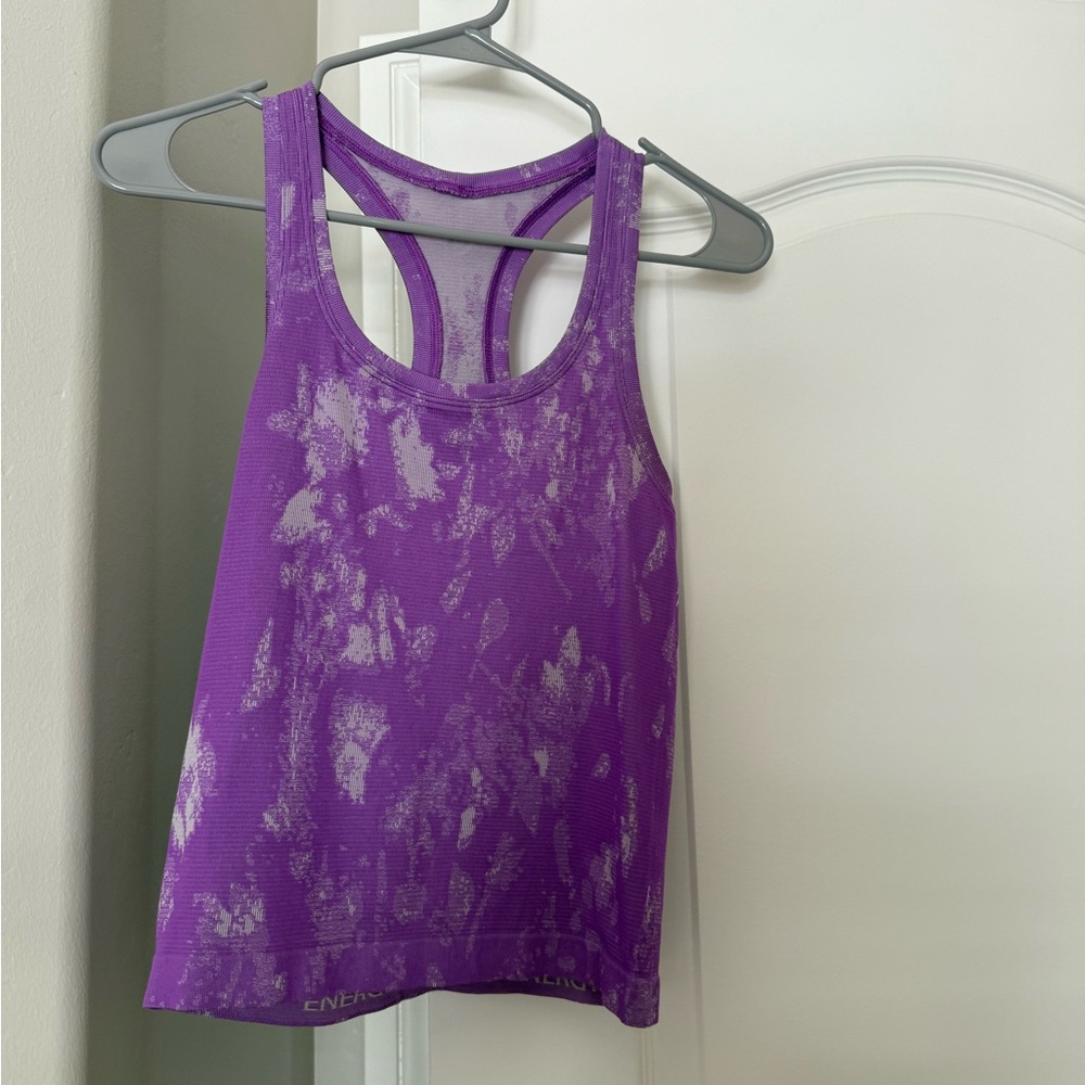 Lululemon Purple Swiftly Tech Tank Top Waist Length